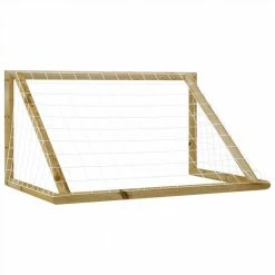 Football Goal with Net 160x100x80 cm Impregnated Pinewood -Sports Shop Football Goal with Net 160x100x80 cm Impregnated Pinewood 484014 3
