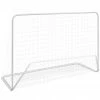 Football Goal with Net 182x61x122 cm Steel White -Sports Shop Football Goal with Net 182x61x122 cm Steel White 428444 0