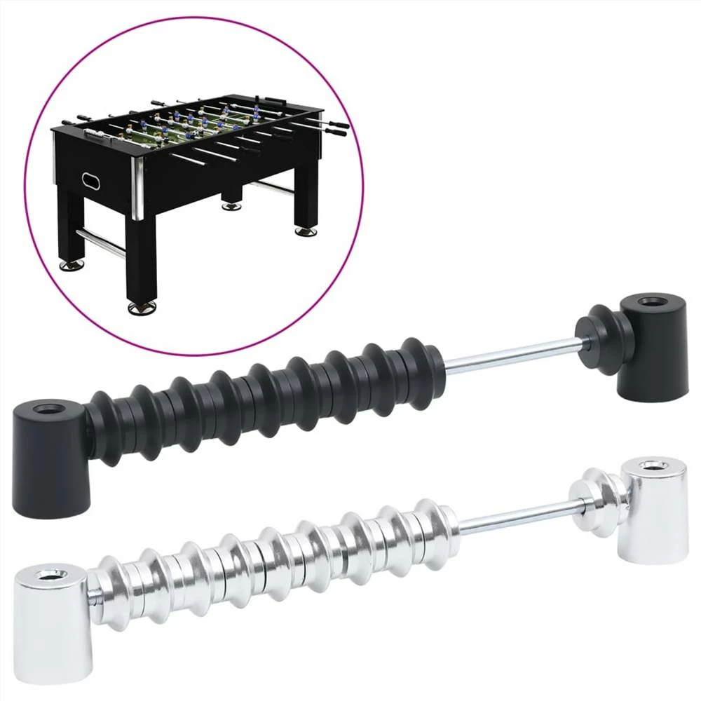 Football Table Scoreboards 2 pcs Black and Silver 3 Football Table Scoreboards 2 pcs Black and Silver