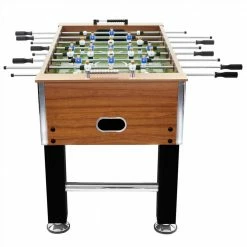 Football Table Steel 60 kg 140x74.5x87.5 cm Light Brown and Black -Sports Shop Football Table Steel 60 kg 140x74 5x87 5 cm Light Brown and Black 466370 4