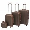 Four Piece Hardcase Trolley Set Coffee -Sports Shop Four Piece Hardcase Trolley Set Coffee 429518 0