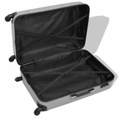 Four Piece Hardcase Trolley Set Silver -Sports Shop Four Piece Hardcase Trolley Set Silver 429092 2