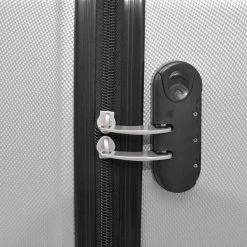 Four Piece Hardcase Trolley Set Silver -Sports Shop Four Piece Hardcase Trolley Set Silver 429092 4