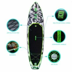 FunWater SUPFW10A HONOR Inflatable Stand Up Paddle Board 10.8'' Long 33' Wide 6' Thick 11 FunWater SUPFW10A HONOR Inflatable Stand Up Paddle Board 10.8'' Long 33' Wide 6' Thick -Sports Shop FunWater HONOR Inflatable Stand Up Paddle Board 507208 3
