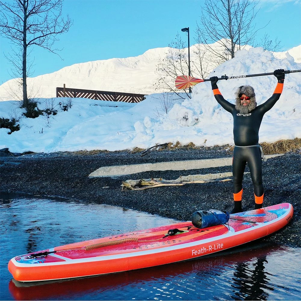 Funwater Racing Roard KOI 350x84x15cm Inflatable Stand Up Paddling Board Maximum Load 150kg with Accessories 4 Funwater Racing Roard KOI 350x84x15cm Inflatable Stand Up Paddling Board Maximum Load 150kg with Accessories - Image 2