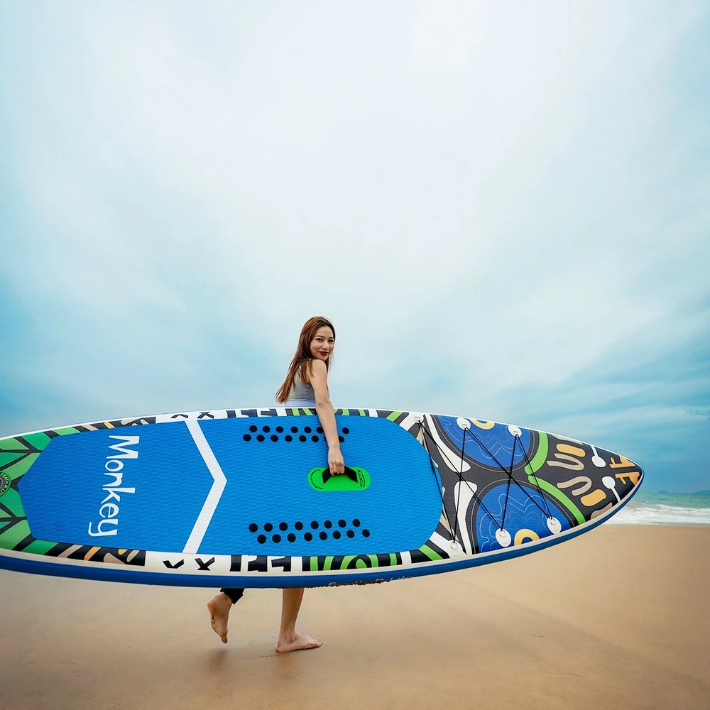 Funwater Racing Roard Monkey 132*33*6 Inch Inflatable Stand Up Paddling Board Maximum Load 150kg with Accessories 5 Funwater Racing Roard Monkey 132*33*6 Inch Inflatable Stand Up Paddling Board Maximum Load 150kg with Accessories - Image 3