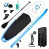Funwater Smilling Face 335x82x15cm Inflatable Stand Up Paddling Board Adjustable Maximum Load 150kg with Accessor