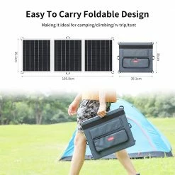 GOFORT 60W 18V Portable Solar Panel Foldable Solar Charger with USB Outputs -Sports Shop GOFORT 60W 18V Portable Solar Panel 516975 2