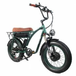 GOGOBEST GF750 Electric Bicycle 1000W*2 Dual Motors 50Km/h Max Speed 48V 17.5Ah Battery 20*4.0 Inch Fat Tire Shimano 7-Speed Gear with USB Phone Charging 200KG Max Load - Army Green 10 GOGOBEST GF750 Electric Bicycle 1000W*2 Dual Motors 50Km/h Max Speed 48V 17.5Ah Battery 20*4.0 Inch Fat Tire Shimano 7-Speed Gear with USB Phone Charging 200KG Max Load - Army Green -Sports Shop GOGOBEST GF750 Electric Bicycle 1000W 2 Dual Motors Army Green 517424 2