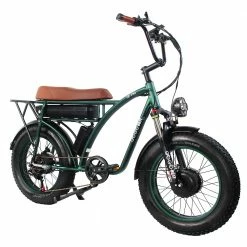 GOGOBEST GF750 Electric Bicycle 1000W*2 Dual Motors 50Km/h Max Speed 48V 17.5Ah Battery 20*4.0 Inch Fat Tire Shimano 7-Speed Gear with USB Phone Charging 200KG Max Load - Army Green 12 GOGOBEST GF750 Electric Bicycle 1000W*2 Dual Motors 50Km/h Max Speed 48V 17.5Ah Battery 20*4.0 Inch Fat Tire Shimano 7-Speed Gear with USB Phone Charging 200KG Max Load - Army Green -Sports Shop GOGOBEST GF750 Electric Bicycle 1000W 2 Dual Motors Army Green 517424 4
