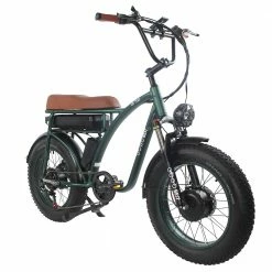 GOGOBEST GF750 Electric Bicycle 1000W*2 Dual Motors 50Km/h Max Speed 48V 17.5Ah Battery 20*4.0 Inch Fat Tire Shimano 7-Speed Gear with USB Phone Charging 200KG Max Load - Army Green 13 GOGOBEST GF750 Electric Bicycle 1000W*2 Dual Motors 50Km/h Max Speed 48V 17.5Ah Battery 20*4.0 Inch Fat Tire Shimano 7-Speed Gear with USB Phone Charging 200KG Max Load - Army Green -Sports Shop GOGOBEST GF750 Electric Bicycle 1000W 2 Dual Motors Army Green 517424 5