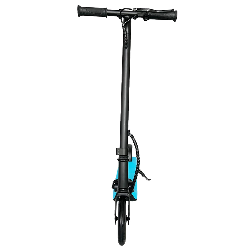 GOGOBEST V1 Electric Folding Children Scooter 150W Motor 21.6V 2AH Battery Max Speed 4~6Km/h for Kid's Outdoor Sports with Free Knees and Elbows Protectors - Blue 4 GOGOBEST V1 Electric Folding Children Scooter 150W Motor 21.6V 2AH Battery Max Speed 4~6Km/h for Kid's Outdoor Sports with Free Knees and Elbows Protectors - Blue - Image 2