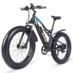 GUNAI MX03 Electric Bicycle 1000W 48V 17Ah Battery 26*4.0 Inch Fat Tires Mountain Bike 40Km/h Max Speed 40-50KM Mileage Range 150KG Max Load Double Dics Brake - Black -Sports Shop GUNAI MX03 1000W 48V 17Ah 26 Electric Bicycle Black 498578 2
