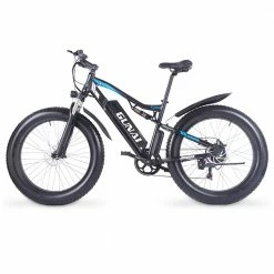 GUNAI MX03 Electric Bicycle 1000W 48V 17Ah Battery 26*4.0 Inch Fat Tires Mountain Bike 40Km/h Max Speed 40-50KM Mileage Range 150KG Max Load Double Dics Brake - Black -Sports Shop GUNAI MX03 1000W 48V 17Ah 26 Electric Bicycle Black 498578 3