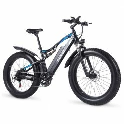 GUNAI MX03 Electric Bicycle 1000W 48V 17Ah Battery 26*4.0 Inch Fat Tires Mountain Bike 40Km/h Max Speed 40-50KM Mileage Range 150KG Max Load Double Dics Brake - Black -Sports Shop GUNAI MX03 1000W 48V 17Ah 26 Electric Bicycle Black 498578 5