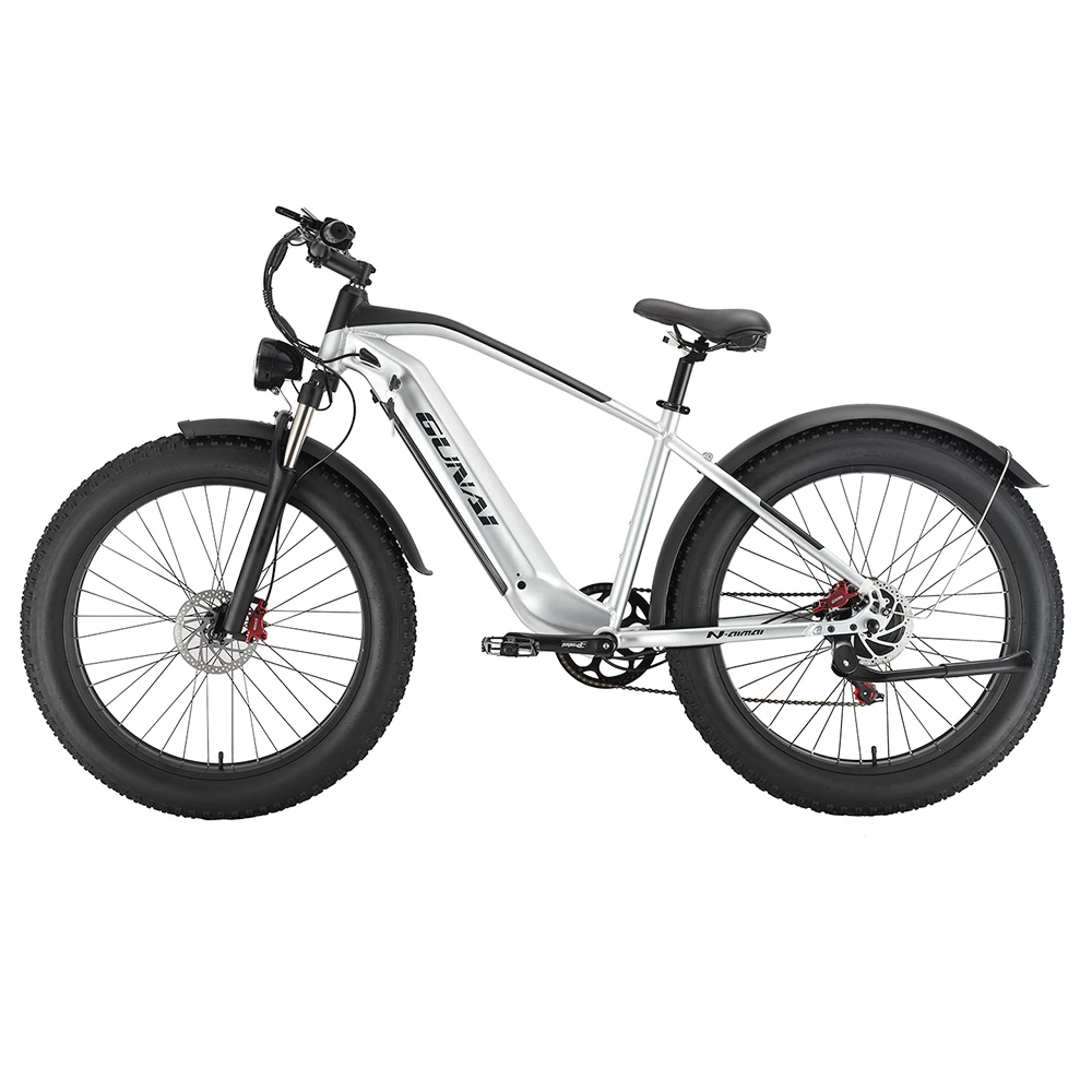 GUNAI MX05 26*4.0 Inch Fat Tire Electric Moped Bike 1000W Motor 48V 19Ah Battery 45Km/h Max Speed Shimano Gear 150KG Load Mountain Bicycle 5 GUNAI MX05 26*4.0 Inch Fat Tire Electric Moped Bike 1000W Motor 48V 19Ah Battery 45Km/h Max Speed Shimano Gear 150KG Load Mountain Bicycle - Image 3