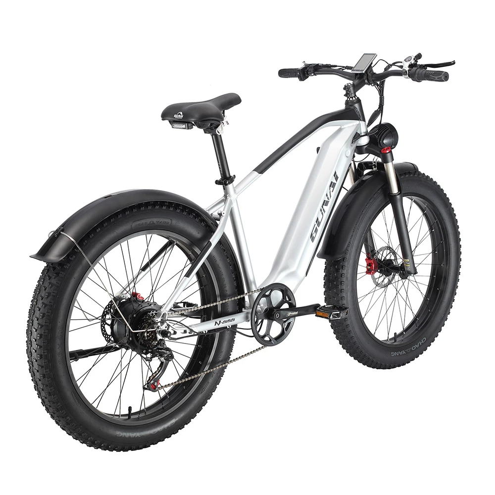 GUNAI MX05 26*4.0 Inch Fat Tire Electric Moped Bike 1000W Motor 48V 19Ah Battery 45Km/h Max Speed Shimano Gear 150KG Load Mountain Bicycle 6 GUNAI MX05 26*4.0 Inch Fat Tire Electric Moped Bike 1000W Motor 48V 19Ah Battery 45Km/h Max Speed Shimano Gear 150KG Load Mountain Bicycle - Image 4