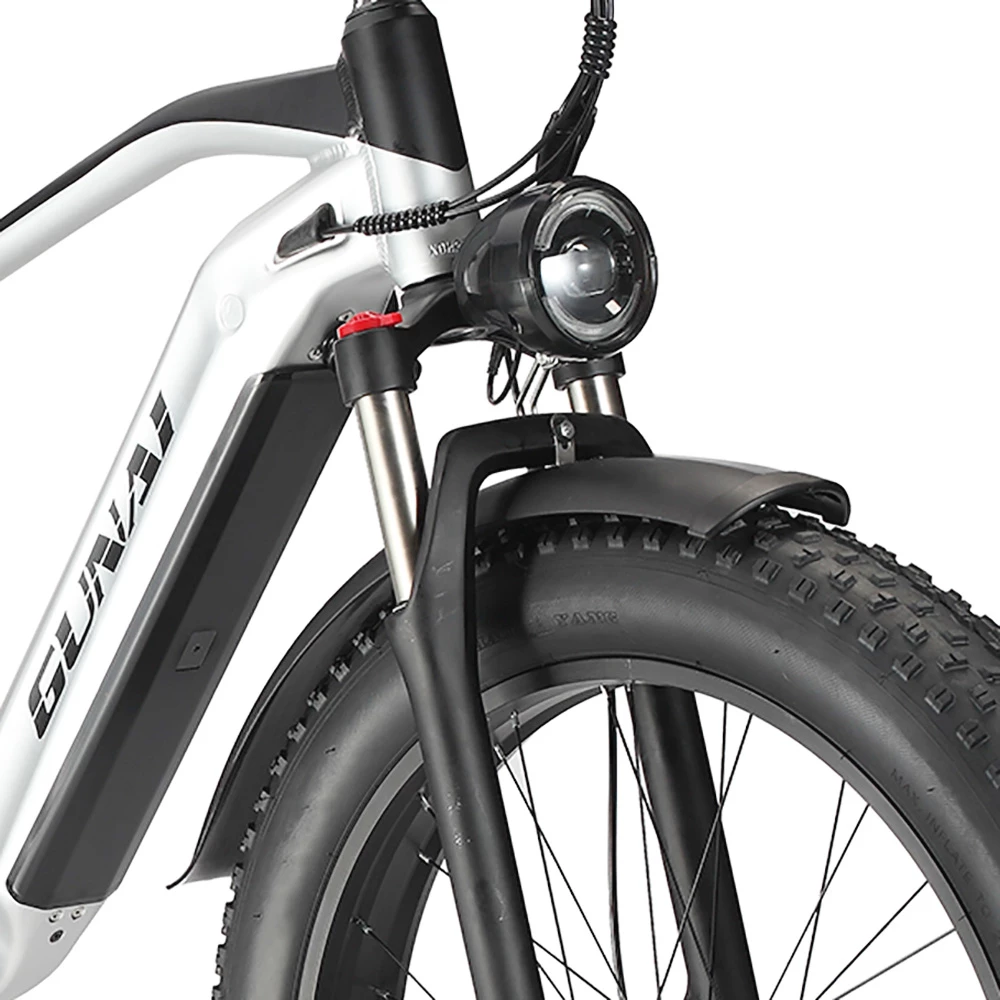 GUNAI MX05 26*4.0 Inch Fat Tire Electric Moped Bike 1000W Motor 48V 19Ah Battery 45Km/h Max Speed Shimano Gear 150KG Load Mountain Bicycle 7 GUNAI MX05 26*4.0 Inch Fat Tire Electric Moped Bike 1000W Motor 48V 19Ah Battery 45Km/h Max Speed Shimano Gear 150KG Load Mountain Bicycle - Image 5