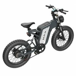 GUNAI MX25 Electric Bicycle 20*4.0 Inch Fat Tires 2000W Brushless Motor 50Km/h Max Speed 48V 25Ah Battery Shimano 7-Speed Double Oil Brakes 75KM Mileage Range 200KG Payload E-Bike - Black -Sports Shop GUNAI MX25 48V 25Ah 2000W 20 Electric Bicycle 514561 2