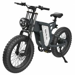 GUNAI MX25 Electric Bicycle 20*4.0 Inch Fat Tires 2000W Brushless Motor 50Km/h Max Speed 48V 25Ah Battery Shimano 7-Speed Double Oil Brakes 75KM Mileage Range 200KG Payload E-Bike - Black -Sports Shop GUNAI MX25 48V 25Ah 2000W 20 Electric Bicycle 514561 5
