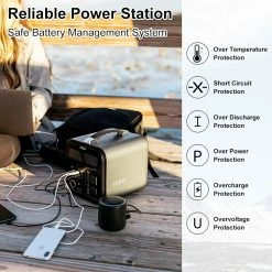 Gofort UA550 550Wh Portable Power Station 2x Pure Sine Wave AC110V Outlets 600W Inverter Solar Generator for RV -Sports Shop Gofort UA550 550Wh Portable Power Station 490022 4