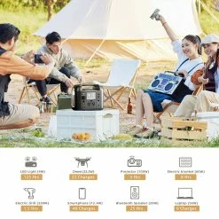 HEADWOLF D500 500Wh 162000mAh Portable Power Station for Outdoor Camping Travel Hunting RV CPAP Home Emergency 10 HEADWOLF D500 500Wh 162000mAh Portable Power Station for Outdoor Camping Travel Hunting RV CPAP Home Emergency -Sports Shop HEADWOLF D500 500Wh Portable Power Station 499856 2