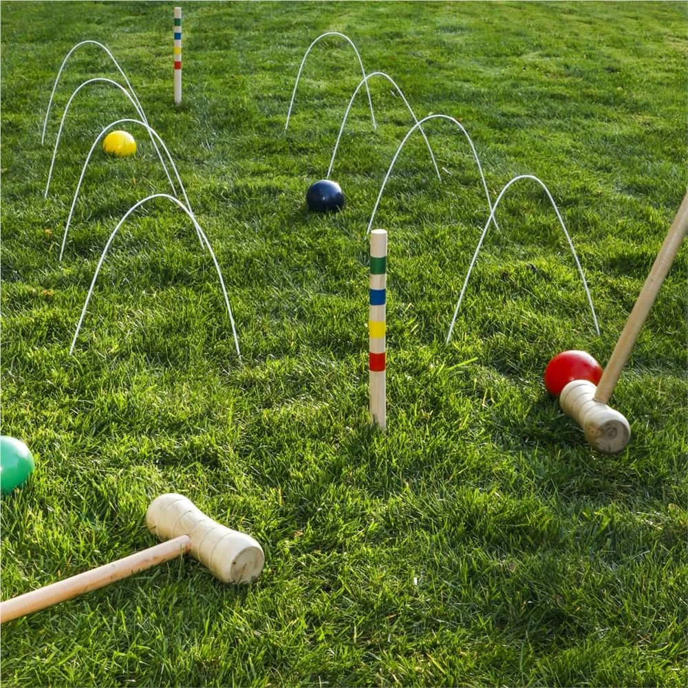 HI Croquet Game 125x25 cm Multicolour 3 HI Croquet Game 125x25 cm Multicolour