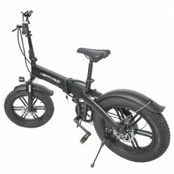 Happyrun HR-2006 Electric Folding Bike 350W Motor 36V 10Ah Battery 20*4.0 Inch Snow Tires 50km Range 25km/h Max Speed Black -Sports Shop Happyrun HR 2006 Electric Folding Bike 350W Motor 506523 1