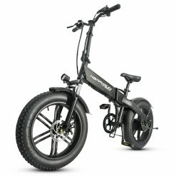 Happyrun HR-2006 Electric Folding Bike 350W Motor 36V 10Ah Battery 20*4.0 Inch Snow Tires 50km Range 25km/h Max Speed Black -Sports Shop Happyrun HR 2006 Electric Folding Bike 350W Motor 506523 4