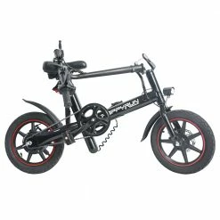 Happyrun HR-X40 Lightweight Electric Bike 350W Motor 36V 6Ah Battery 14'' Road Tires 25km Range 25km/h Max Speed Black -Sports Shop Happyrun HR X40 Lightweight Electric Folding Bike 350W Motor 506524 3