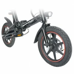 Happyrun HR-X40 Lightweight Electric Bike 350W Motor 36V 6Ah Battery 14'' Road Tires 25km Range 25km/h Max Speed Black -Sports Shop Happyrun HR X40 Lightweight Electric Folding Bike 350W Motor 506524 5