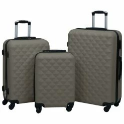 Hardcase Trolley Set 3 pcs Anthracite ABS