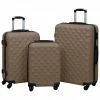 Hardcase Trolley Set 3 pcs Brown ABS -Sports Shop Hardcase Trolley Set 3 pcs Brown ABS 432004 0