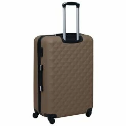 Hardcase Trolley Set 3 pcs Brown ABS -Sports Shop Hardcase Trolley Set 3 pcs Brown ABS 432004 4
