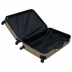 Hardcase Trolley Set 3 pcs Brown ABS -Sports Shop Hardcase Trolley Set 3 pcs Brown ABS 432004 5