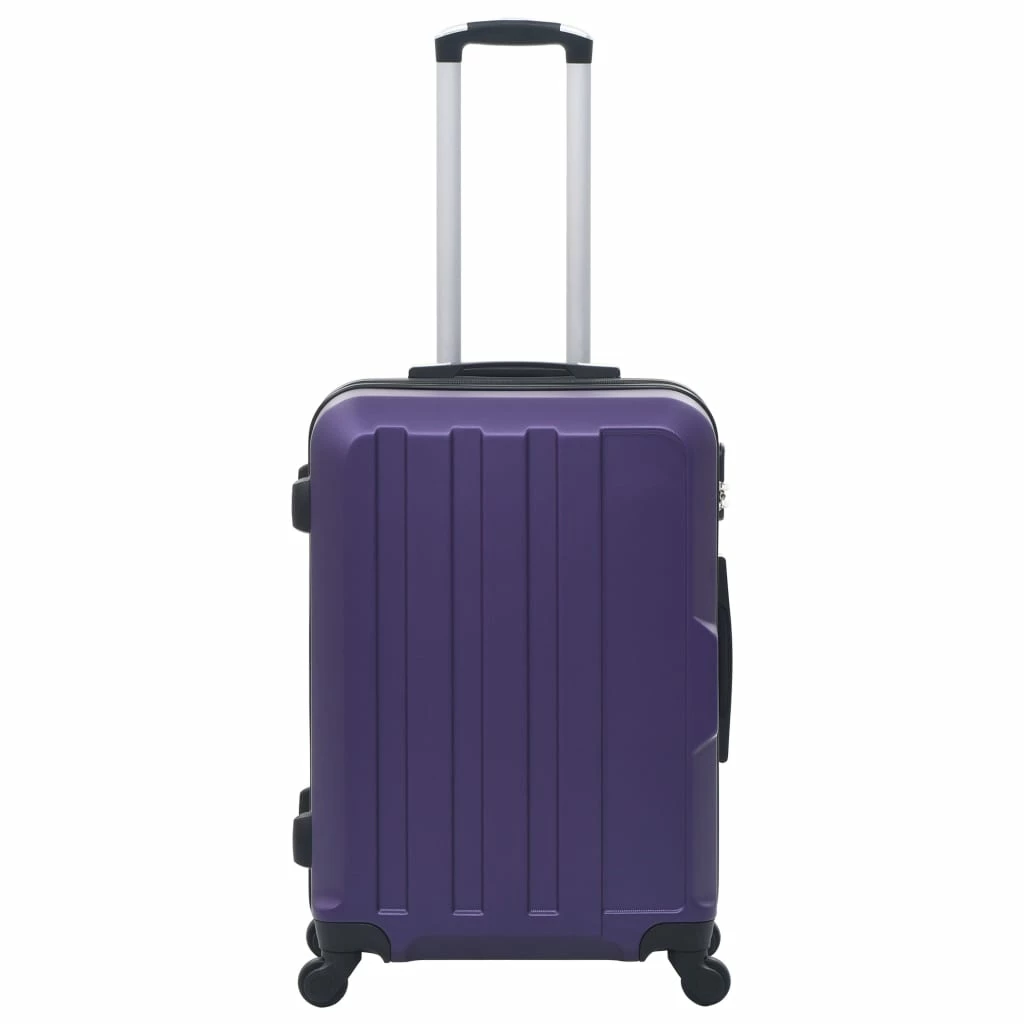 Hardcase Trolley Set 3 pcs Purple ABS 5 Hardcase Trolley Set 3 pcs Purple ABS - Image 3