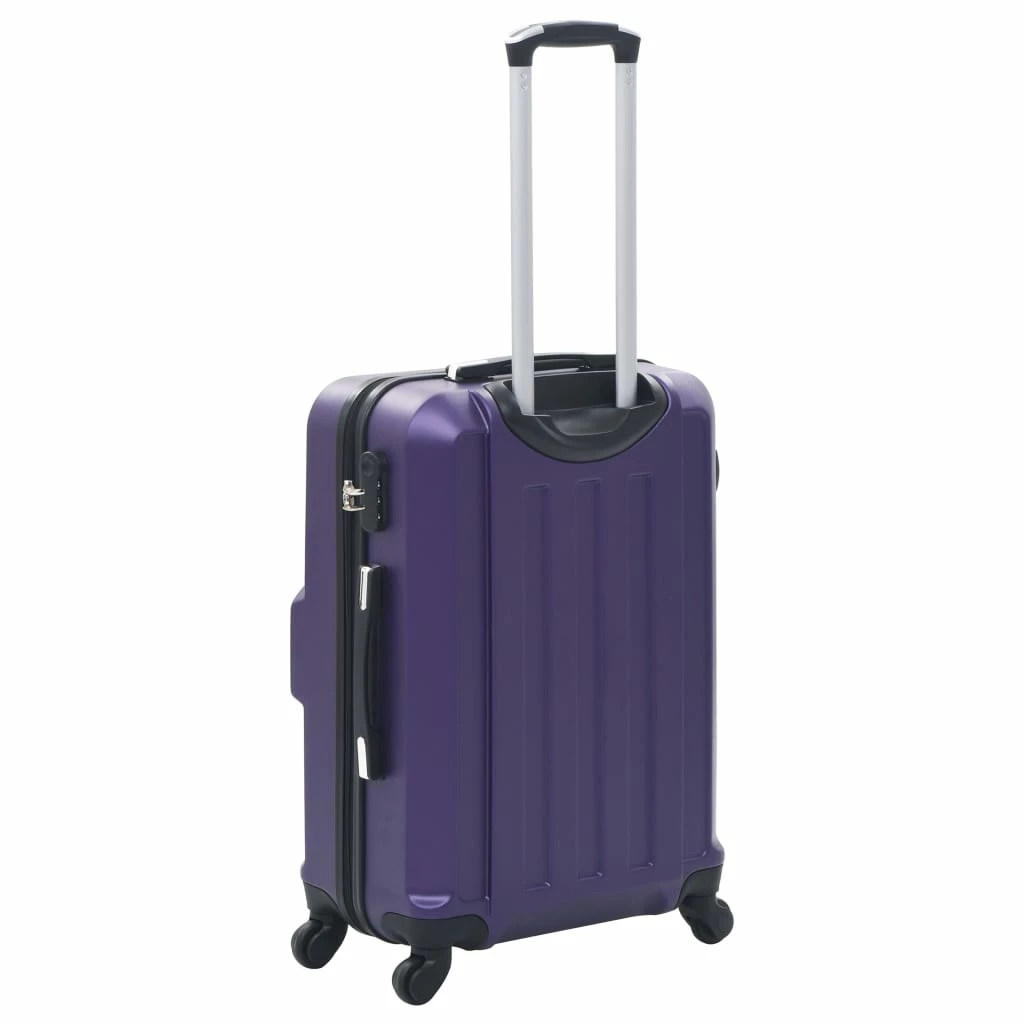 Hardcase Trolley Set 3 pcs Purple ABS 6 Hardcase Trolley Set 3 pcs Purple ABS - Image 4