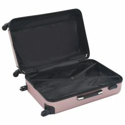 Hardcase Trolley Set 3 pcs Rose Gold ABS -Sports Shop Hardcase Trolley Set 3 pcs Rose Gold ABS 429104 5