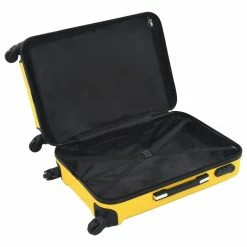 Hardcase Trolley Set 3 pcs Yellow ABS -Sports Shop Hardcase Trolley Set 3 pcs Yellow ABS 428581 5