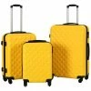 Hardcase Trolley Set 3 pcs Yellow ABS -Sports Shop Hardcase Trolley Set 3 pcs Yellow ABS 429106 0