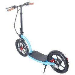 HiBoy VE001 Electric Scooter 16 Inch Tires 350W Motor 36V 10Ah Battery 30km/h Max Speed 60km Range 100kg Max Load - Blue -Sports Shop HiBoy VE001 Electric Scooter 350W Motor 500044 2