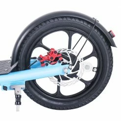 HiBoy VE001 Electric Scooter 16 Inch Tires 350W Motor 36V 10Ah Battery 30km/h Max Speed 60km Range 100kg Max Load - Blue -Sports Shop HiBoy VE001 Electric Scooter 350W Motor 500044 5