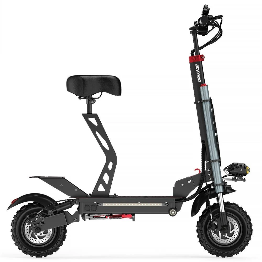 IENYRID ES20 Electric Scooter 11 Inch Off Road Tires 48V 20AH 1200W*2 Dual Motors 55Km/h Top Speed 50-60KM Mileage 150kg Load with Seat 6 IENYRID ES20 Electric Scooter 11 Inch Off Road Tires 48V 20AH 1200W*2 Dual Motors 55Km/h Top Speed 50-60KM Mileage 150kg Load with Seat - Image 4
