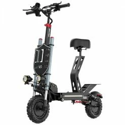 IENYRID ES20 Electric Scooter 11 Inch Off Road Tires 48V 20AH 1200W*2 Dual Motors 55Km/h Top Speed 50-60KM Mileage 150kg Load with Seat