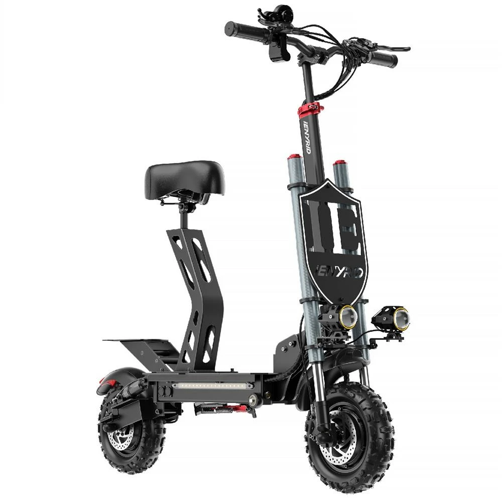 IENYRID ES20 Electric Scooter 11 Inch Off Road Tires 48V 20AH 1200W*2 Dual Motors 55Km/h Top Speed 50-60KM Mileage 150kg Load with Seat 4 IENYRID ES20 Electric Scooter 11 Inch Off Road Tires 48V 20AH 1200W*2 Dual Motors 55Km/h Top Speed 50-60KM Mileage 150kg Load with Seat - Image 2