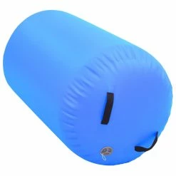 Inflatable Gymnastic Roll with Pump 100x60 cm PVC Blue 11 Inflatable Gymnastic Roll with Pump 100x60 cm PVC Blue -Sports Shop Inflatable Gymnastic Roll with Pump 100x60 cm PVC Blue 432690 3