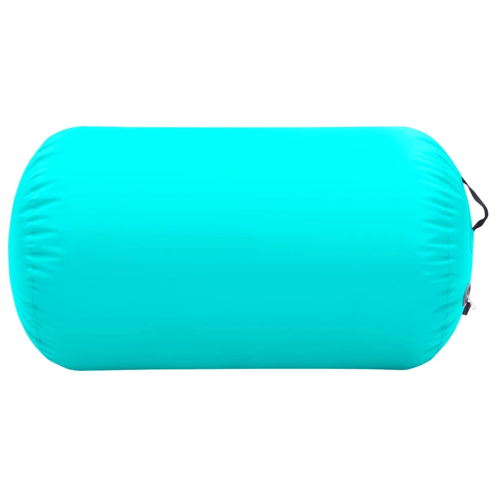 Inflatable Gymnastic Roll with Pump 100x60 cm PVC Green 5 Inflatable Gymnastic Roll with Pump 100x60 cm PVC Green - Image 3