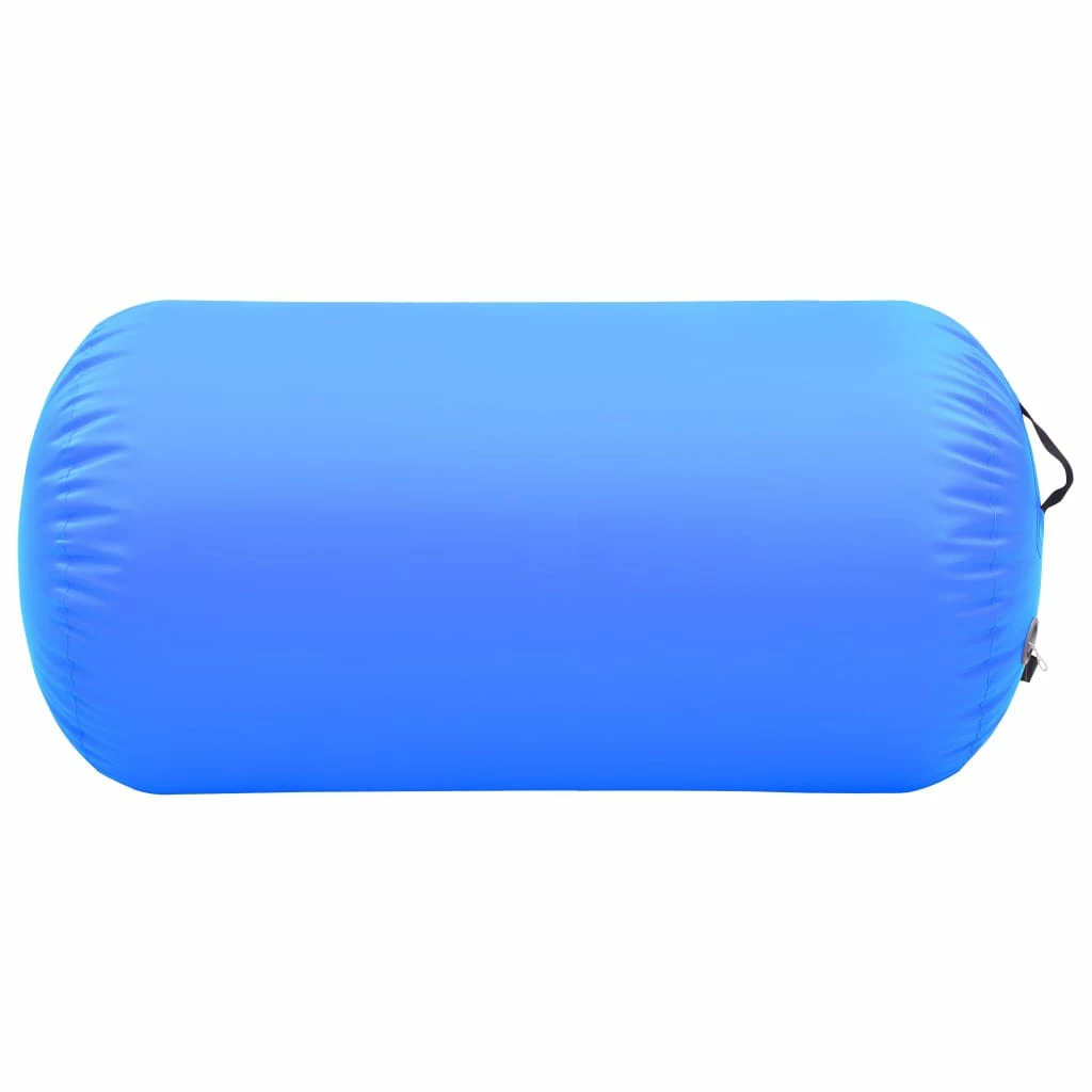 Inflatable Gymnastic Roll with Pump 120x75 cm PVC Blue 5 Inflatable Gymnastic Roll with Pump 120x75 cm PVC Blue - Image 3