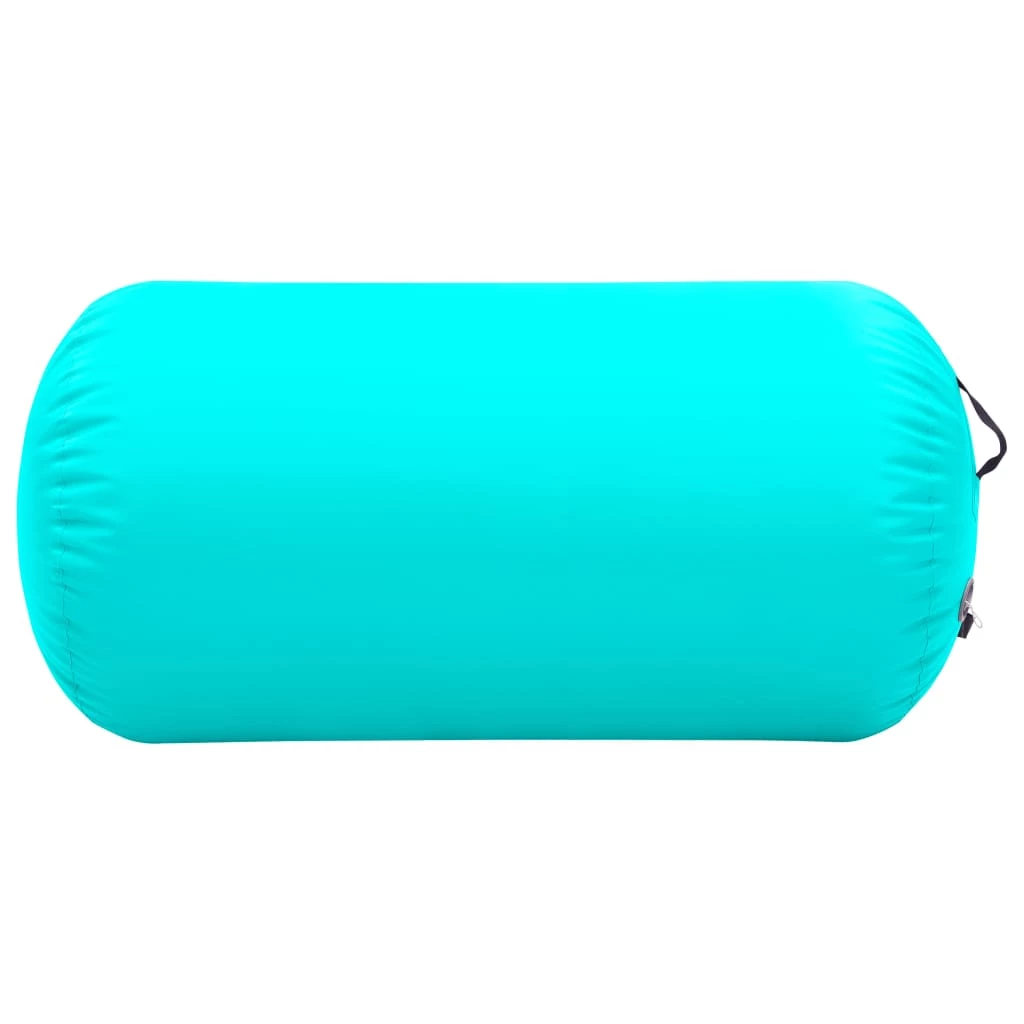 Inflatable Gymnastic Roll with Pump 120x90 cm PVC Green 5 Inflatable Gymnastic Roll with Pump 120x90 cm PVC Green - Image 3