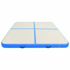 Inflatable Gymnastics Mat with Pump 200x200x10 cm PVC Blue -Sports Shop Inflatable Gymnastics Mat with Pump 200x200x10 cm PVC Blue 427516 3